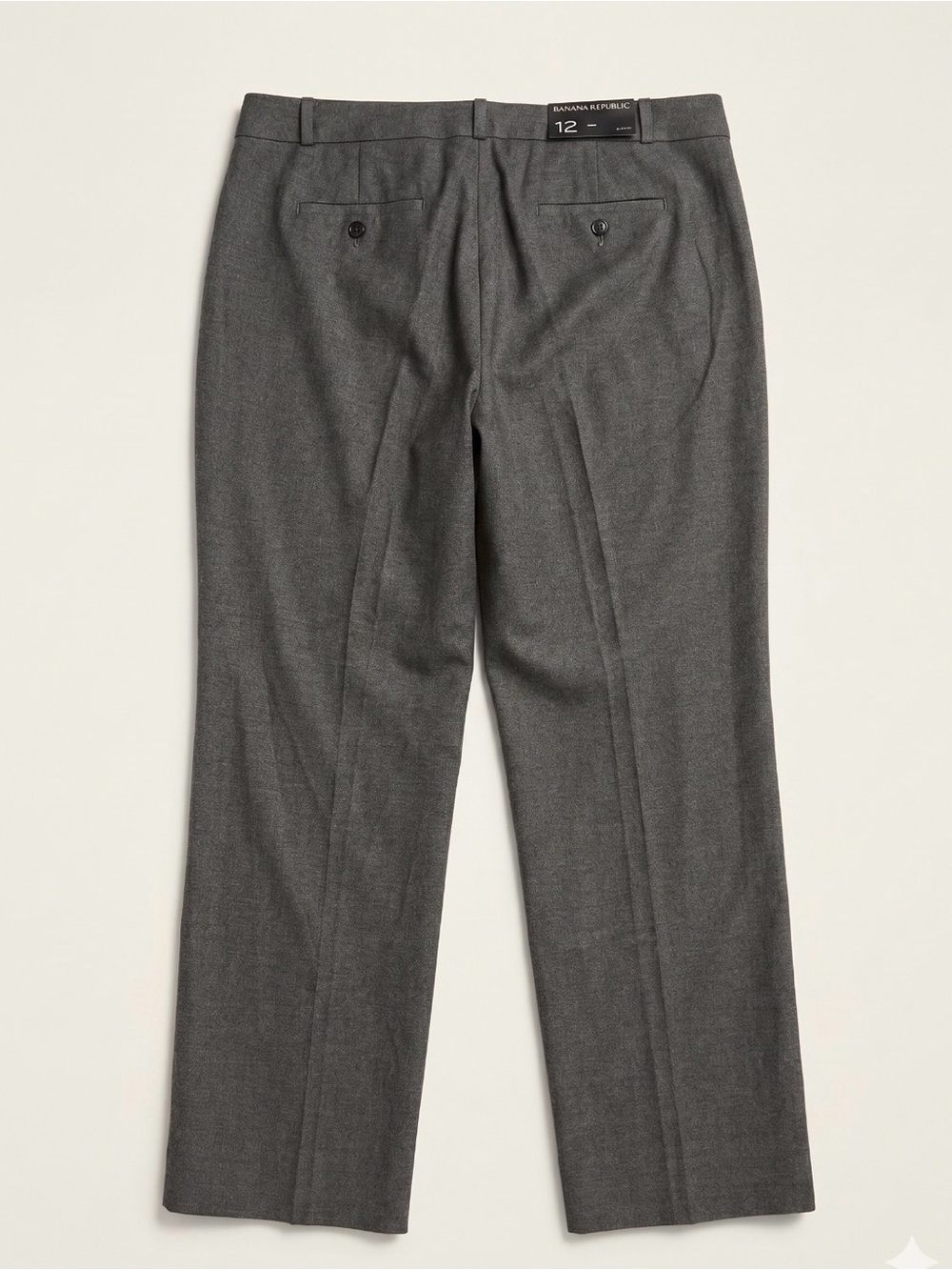 NWT Banana Republic Classic Tailored Dress Pants - Charcoal Gray - Picture 5 of 5
